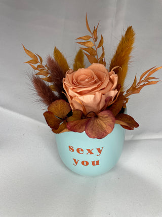 Kaffeebecher Keramik "Sexy you" blau