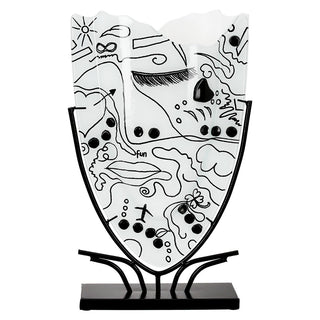 Vase Modern Art  weiß H.49 cm