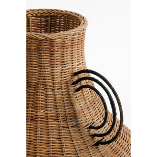 Fabiola Dekoration Vase - H43 x Ø30 cm - Rattan - Braun