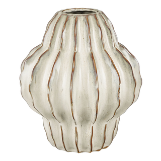 Vase – Altea  H28 x Ø25 cm – Keramik – gebrochenes Weiß