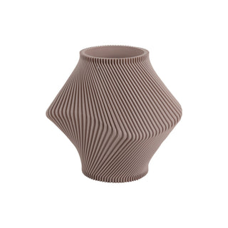 Design-Vase „Twisted Time“ – Grau, 20 cm