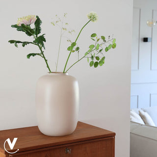 Vase The World „Artic“ Vase Mattes Elfenbein – in 3 Größen (XS, S, M)