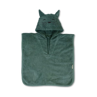 Nuuroo Kinderponcho „Koala – Tea Leaf“ aus 100 % Bio-Baumwolle – weich, saugstark & tierisch süß