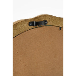 Nickwandspiegel L36 x B2 x H38 cm Mangohout - Dunkelbraun