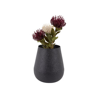 Eisenvase Boaz klein schwarz