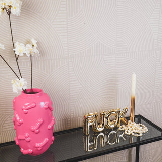 Vase "Penis" Keramik neon pink 17x17x27cm