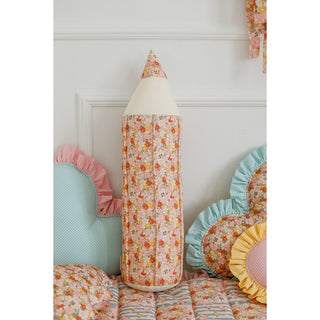 Cotton Crayon Kissen „Spring Garden“ zurück zum Schuldekor, Vorschulkinder und Geschenkidee für Schüler, Kinderzimmerdekor, Montessori Student Room Decor