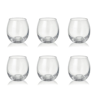 Pfingstrosen-Gläser mit niedrigem Wasserstand, 380 ml – 6er-Set