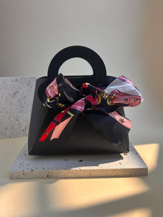 Mini-Geschenktasche Eleganz Marineblau