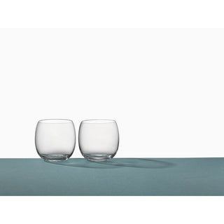 Aulica Wassergläser Ball – 6er-Set | Niedrige Gläser 485 ml | Transparent & Spülmaschinengeeignet