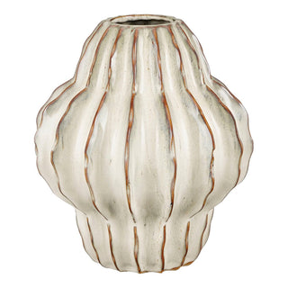 Vase – Altea  H28 x Ø25 cm – Keramik – gebrochenes Weiß