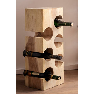 Weinregal Massivholz 6 Flaschen