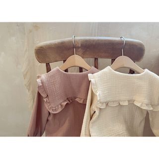 Babysommer Zweiteiler aus Bio-Baumwolle – Langarmshirt mit süßem Kragen & kurze Hose – Annie&Charles