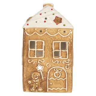 Teelichthalterhaus 9x7x16 cm