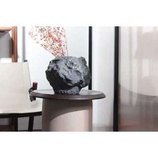 Ceramic vase w. look of rock, trendy natural design. CHU20ZW
