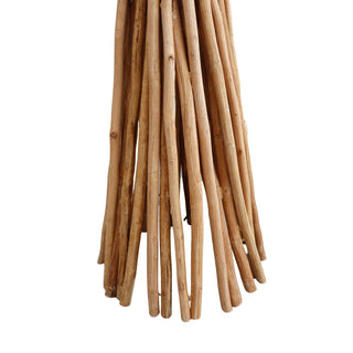 Stehleuchte Treibholz Natur/Schwarz 149 cm