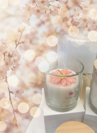 Duftkerze „Pink Poem“ – Sojawachs mit Black-Opium-Duft