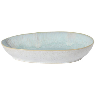 EIVISSA Auflaufform Oval 36 cm – Sea Blue | Handgefertigte Ofenform 2er Set