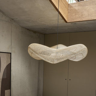Wellenlampe natur XXL