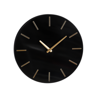 Brixen Wanduhr - Ø36 cm - Schwarz