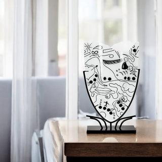 Vase Modern Art  weiß H.49 cm