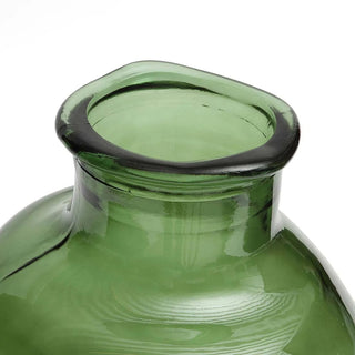 Bazar Bizar Living – Yugang Vase aus recyceltem Glas (H 31 cm, Ø 25 cm)