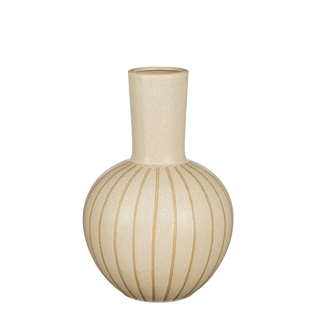 Holm Vase – H42 x Ø28 cm – Keramik – Creme
