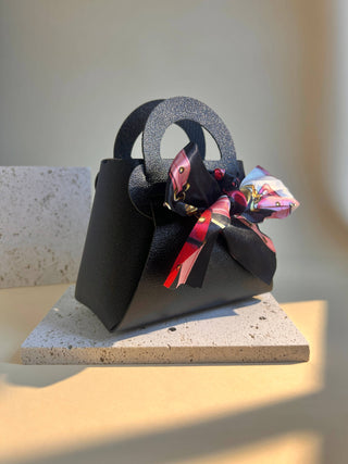 Mini-Geschenktasche Eleganz Marineblau