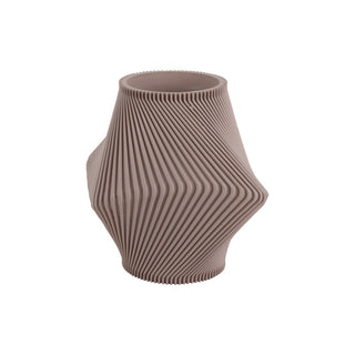 Design-Vase „Twisted Time“ – Grau, 20 cm