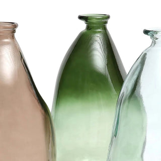 Bazar Bizar Living – Shudi Vase aus recyceltem Glas (H 36 cm, Ø 21 cm)