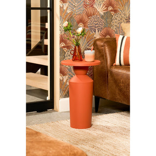 Feroza -Seitentisch - Metall - Orange