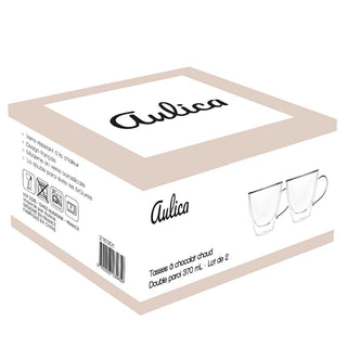 Teetassen-Set „Double Wall“ – 2 Stück à 370 ml | Aulica