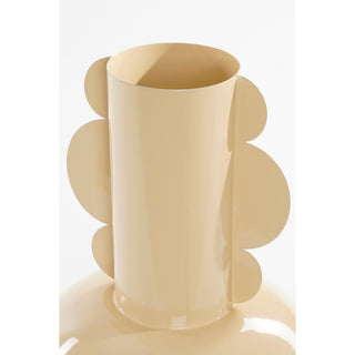 Boyd Vase - H36 x Ø25 cm - Metal - Beige