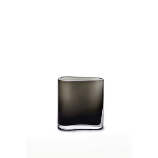 glass vase assymetric squircle  shape tube,series: BADEN