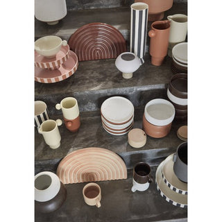 Inka Kana Blumentopf – Handgefertigt aus Keramik, Ø 10,5 cm, Rose