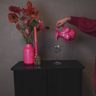 Vase - Brüste Krug - Keramik - Neon Pink - - 6,5x11x18cm