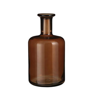 Glasvase Regal Braun Ø16 x H30 cm – Edle Flaschenvase