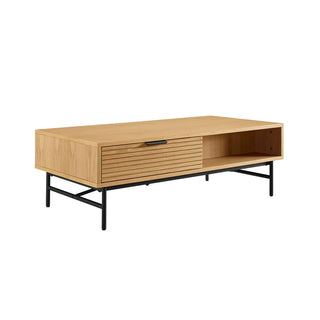 Couchtisch 120x60 cm Eiche Echtholzfurnier