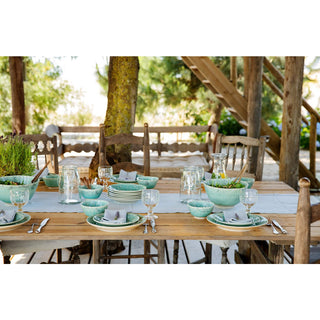 MADEIRA Salatteller 21 cm Blau – Steingut Set a 6