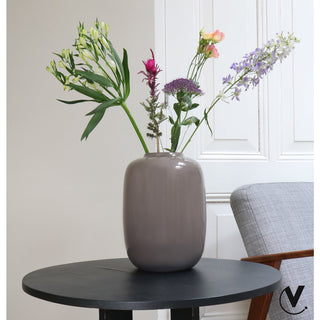 Glasvase Artic Earth – Hochwertige Design-Vase in Beige