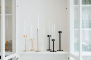 Leihware Kerzenständer schwarz & Gold