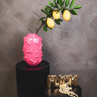 Vase "Penis" Keramik neon pink 17x17x27cm