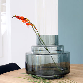 Vase Charlie grau verschiedene Größen