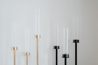 Leihware Kerzenständer schwarz & Gold