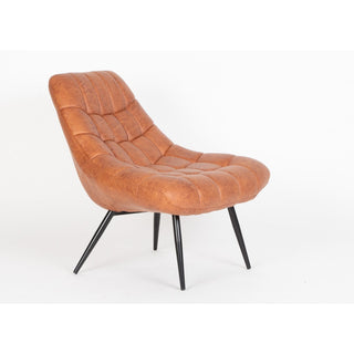Sessel XXL Kunstleder Hellbraun