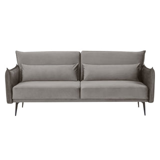Sofa 3-Sitzer - Samt - Grau