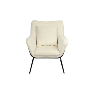 Relaxsessel mit Samtbezug Beige