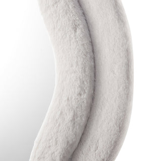 Ganzkörperspiegel 70x170 cm – Wellenförmiger Kunstfell-Rahmen, Oeko-Tex zertifiziert