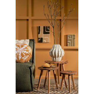 Vase – Altea  H28 x Ø25 cm – Keramik – gebrochenes Weiß
