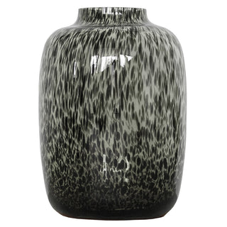 Vase gesprenkelt "Kara gray cheetah"